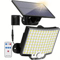 106LED Super Bright Motion Sensor Solar Power LED Garden Wall Light