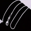 925 Sterling Silver 1mm Necklace Chain