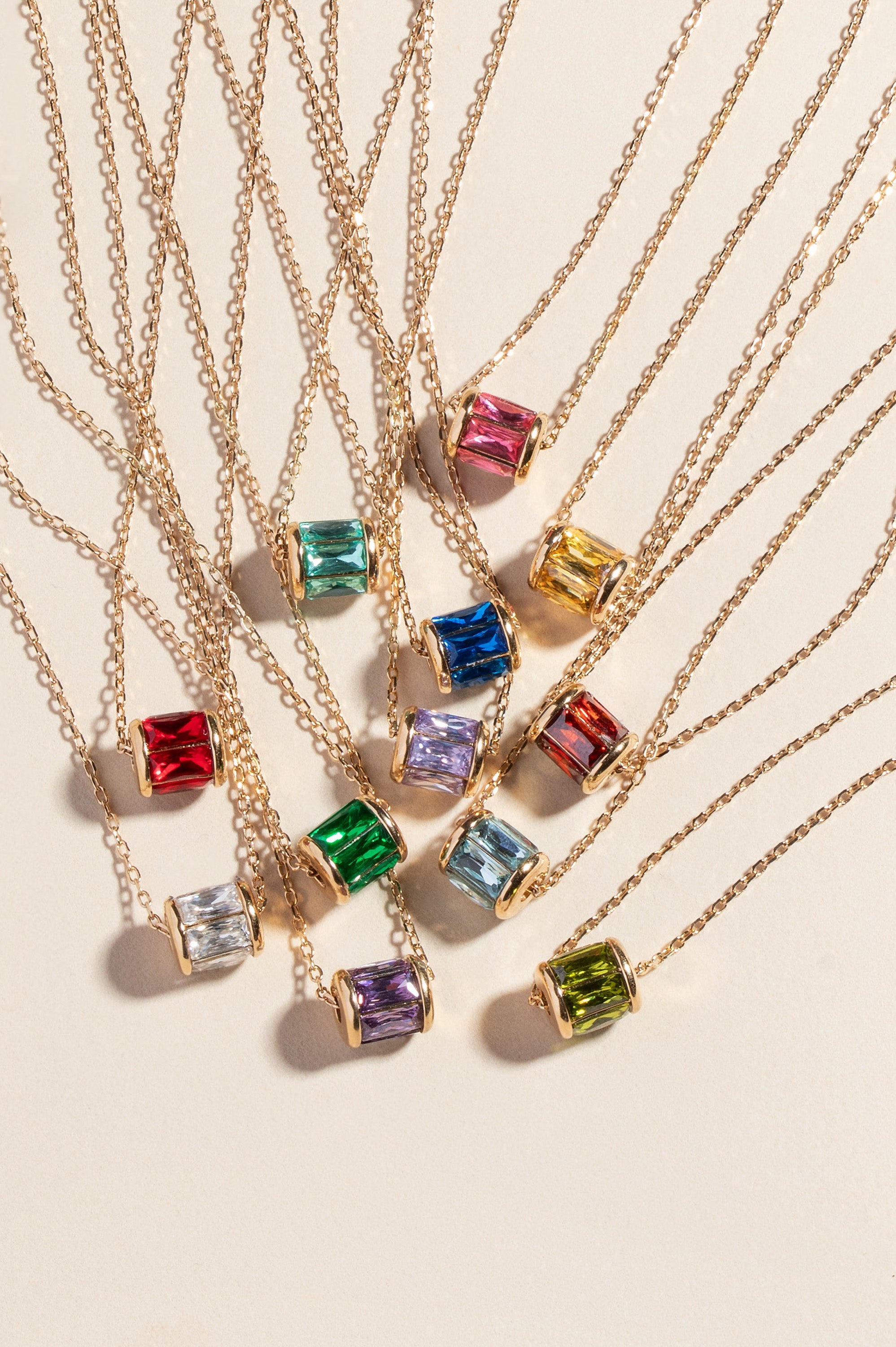 October Birthstone Precious Pendant Necklace