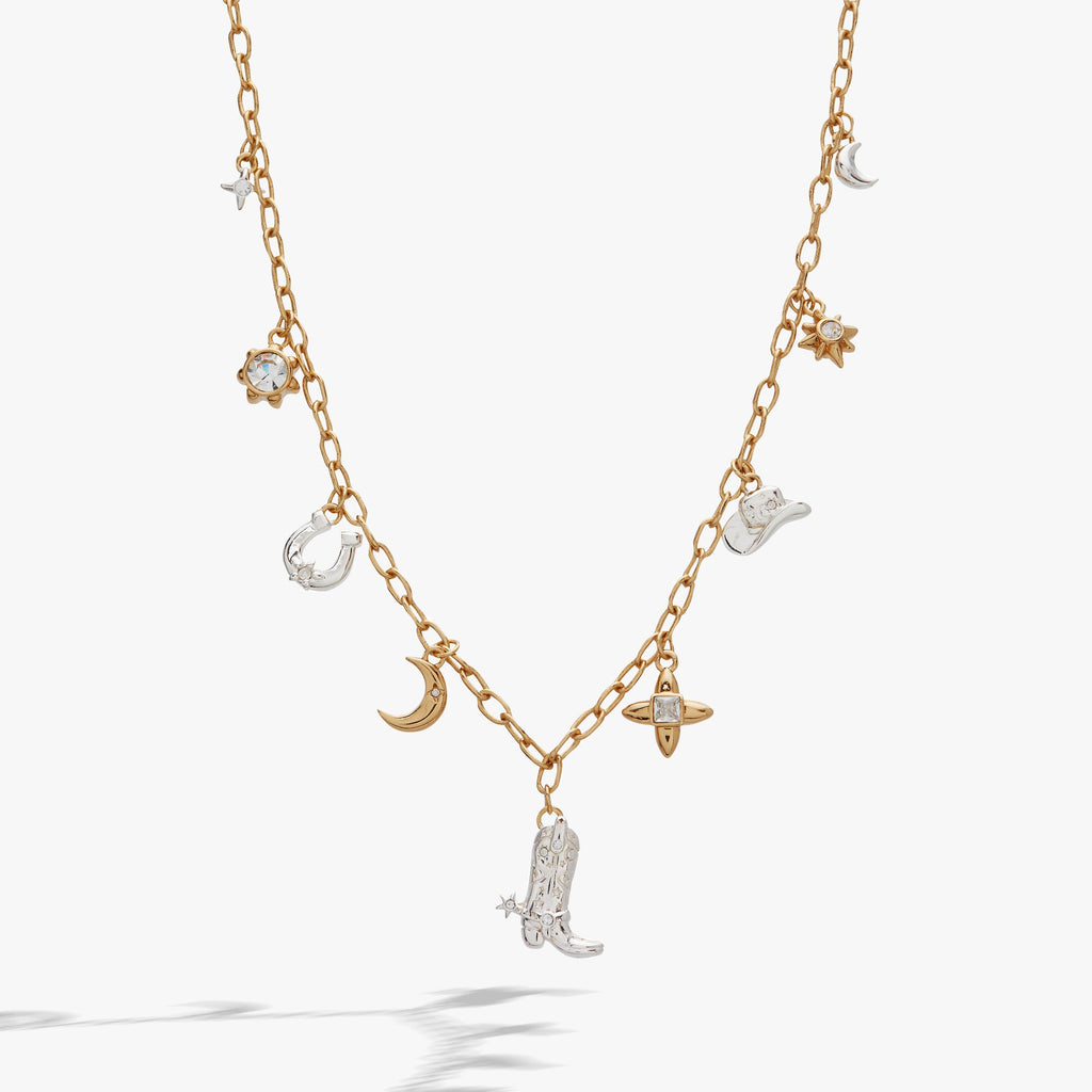 Cosmic Cowgirl Charm Necklace
