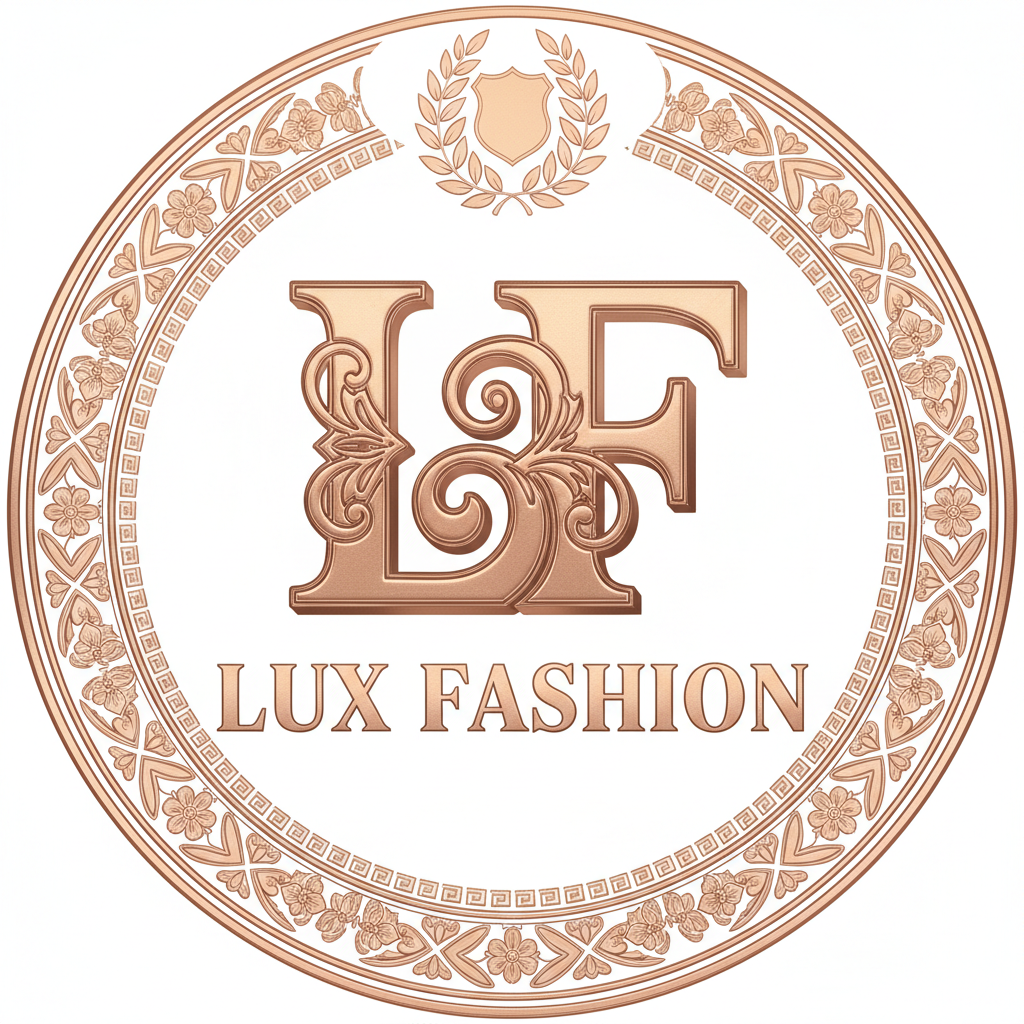 Lux Fashion Rose Gold Logo