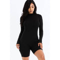 Ribbed Knit Romper